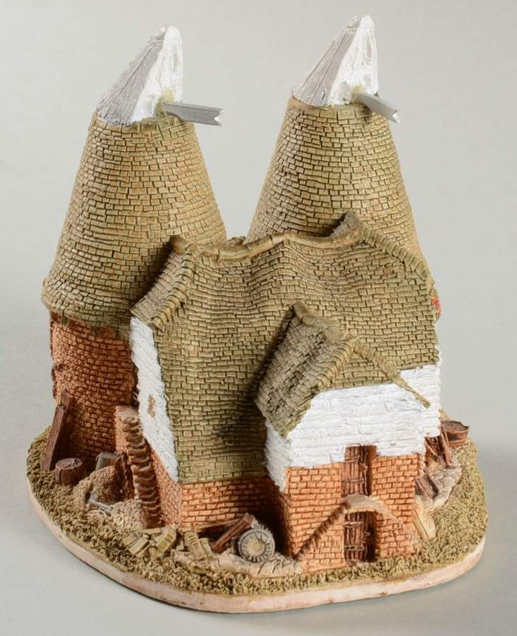 English Cottages Kentish Oast House-Metal Vanes - No Box 108a by Lilliput Lane-1