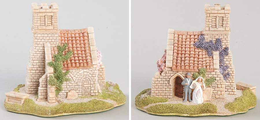 English Cottages Wedding Bells - Boxed by Lilliput Lane-1