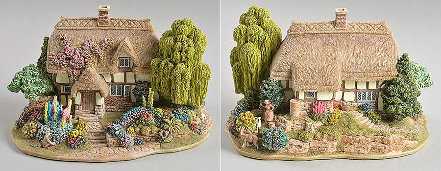 English Cottages Canterbury Bells - Boxed by Lilliput Lane-1
