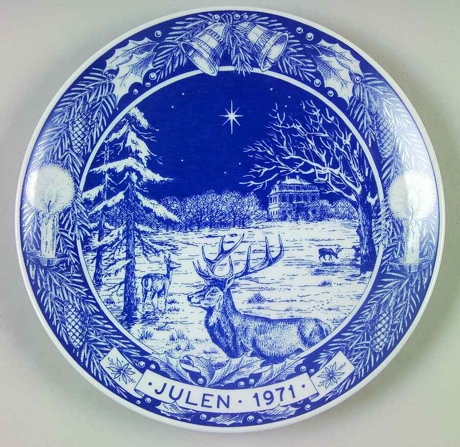 Christmas Plate Animal Garden - No Box by Lund & Clausen-1
