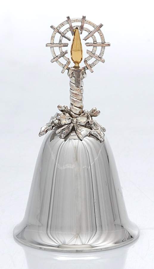 Lunt Christmas Bell Christmas Candle - Boxed by Lunt Silver-1