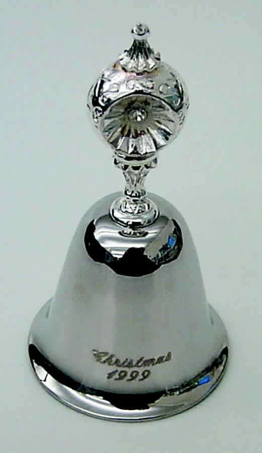 Lunt Christmas Bell Victorian Treetopper - Boxed by Lunt Silver-1