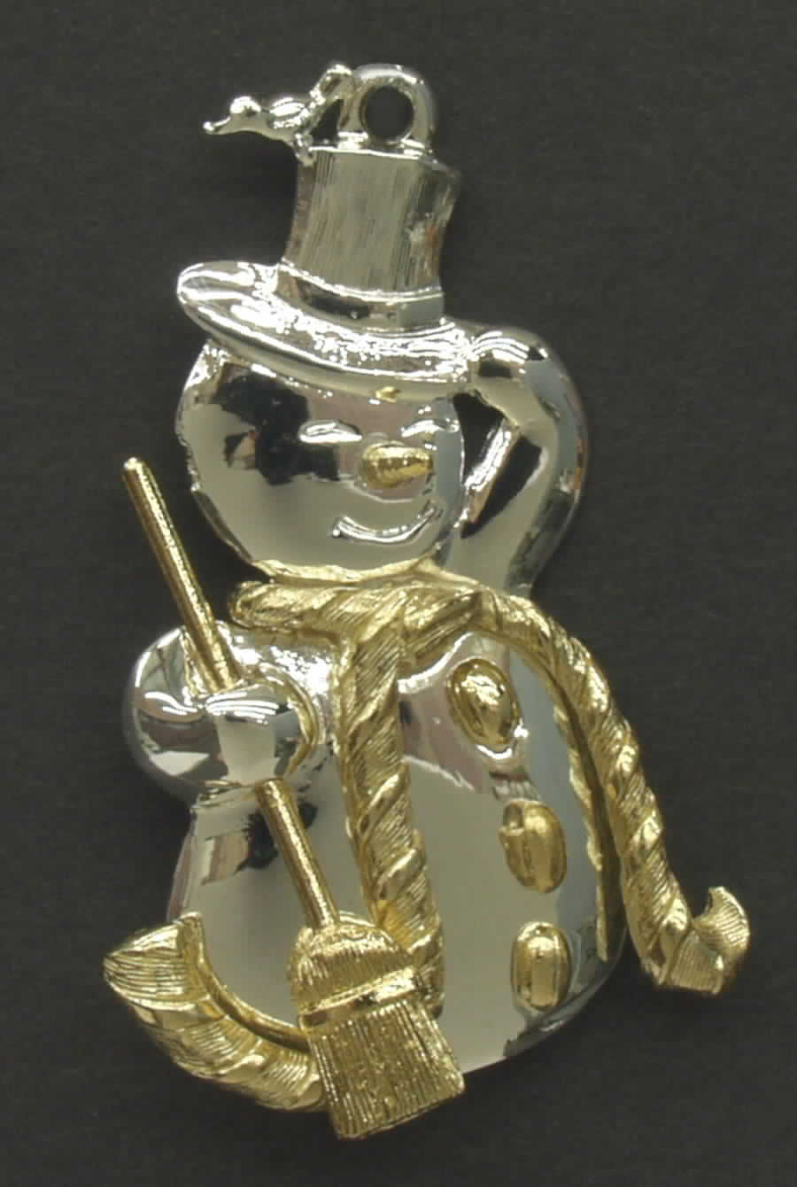 Lunt Christmas Ornament Snowman - Boxed by Lunt Silver-1