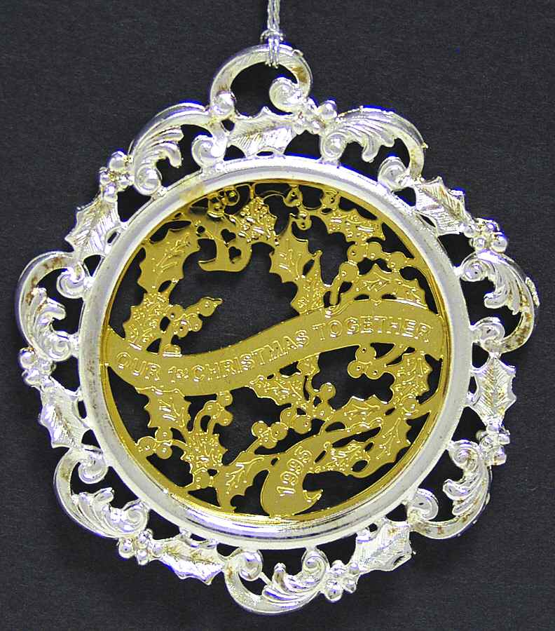 Lunt Christmas Ornament Our First Christmas - No Box by Lunt Silver-1