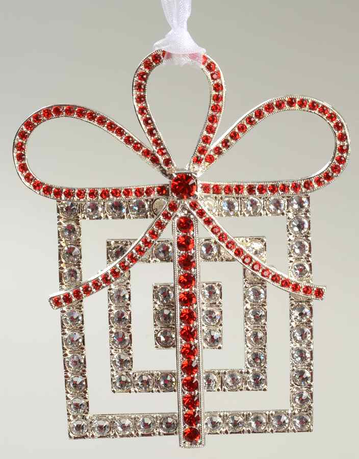 Lunt Christmas Ornament Crystal Package - Boxed by Lunt Silver-1