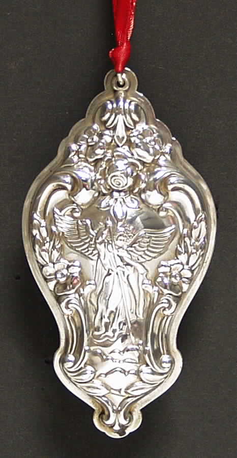 Angel Medallion Angel Michael - Boxed by Lunt Silver-1