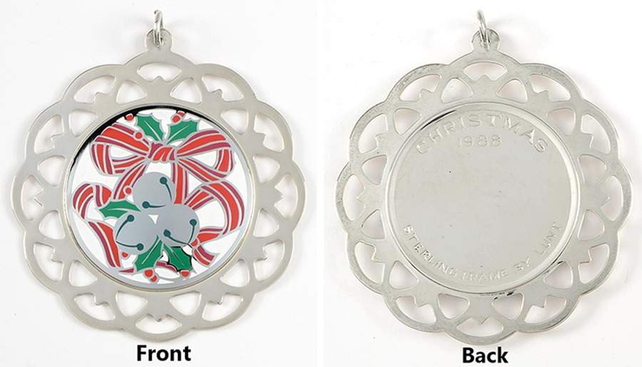 Framed Medallion Jingle Bells - Boxed by Lunt Silver-1