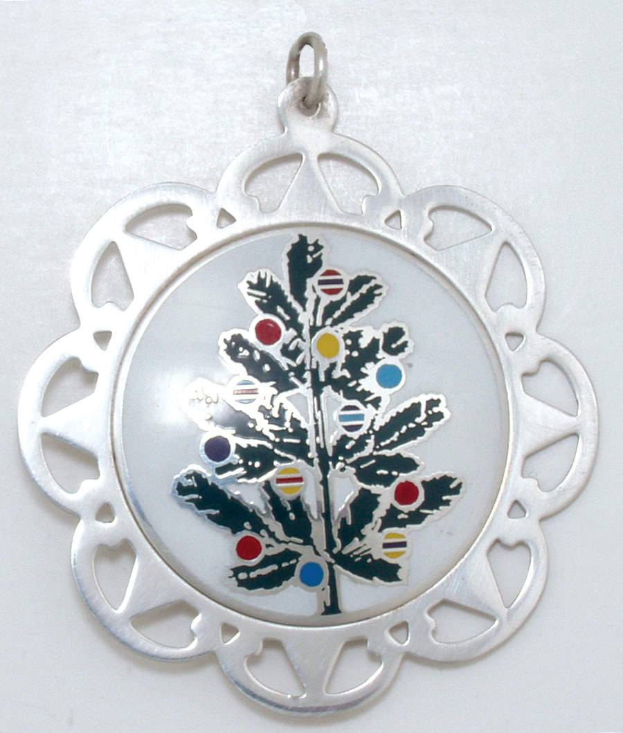 Framed Medallion Evergreen - No Box by Lunt Silver-1