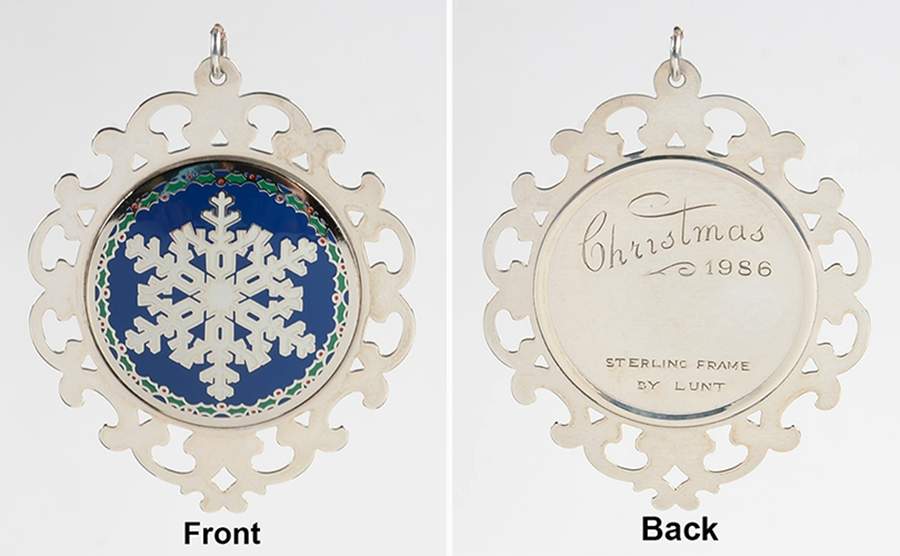 Framed Medallion Snowflakes - Boxed by Lunt Silver-1