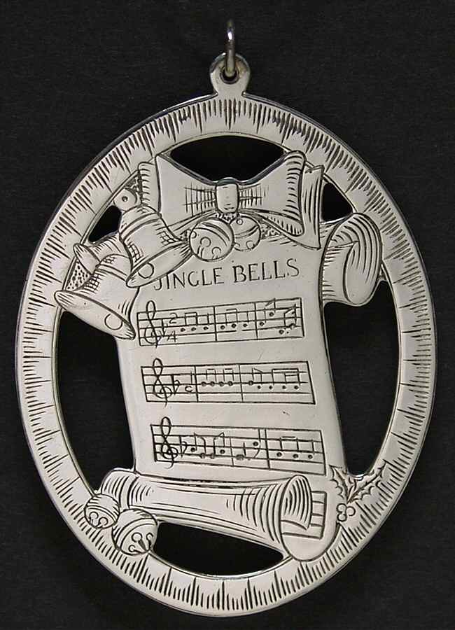 Music of Christmas Jingle Bells - With Box by Lunt Silver-1