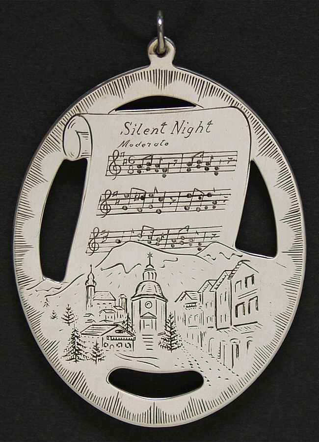 Music of Christmas Silent Night - Boxed by Lunt Silver-1
