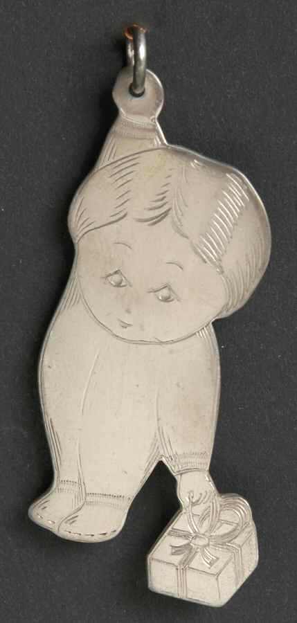 Tiny Tots Tiny Tot-Boy With Gift - Boxed by Lunt Silver-1