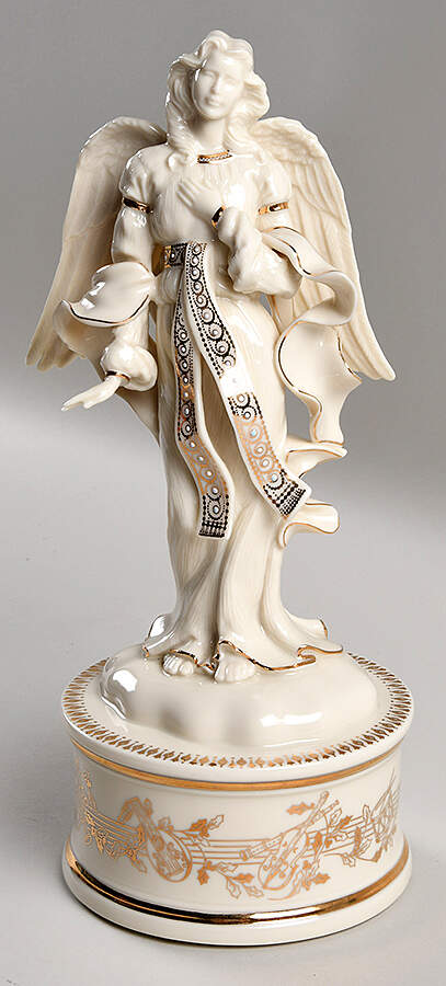 China Jewels Angel Angel Of Glory W/O Halo-Musical Box - Boxed by Lenox-1