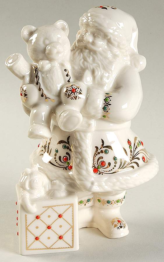 China Jewel Santa Santa With Bear-May Co Exclusive - No Box by Lenox-1