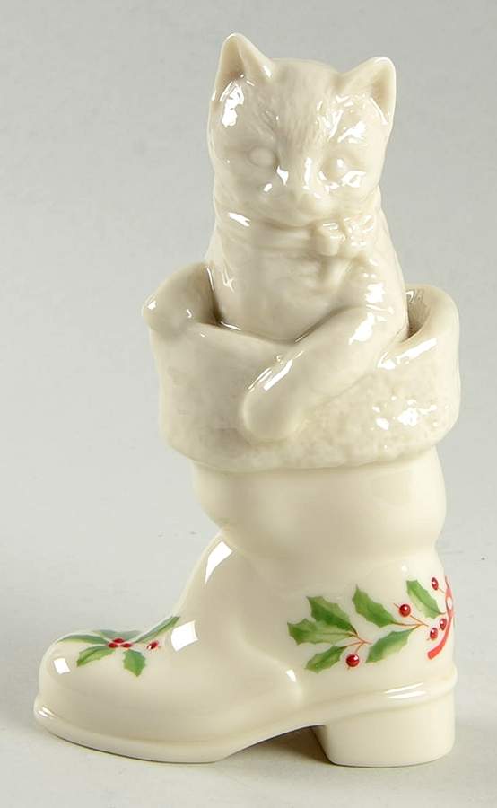 Holiday Jewel Cat In Boot - Boxed by Lenox-1
