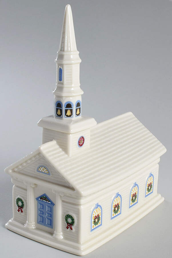 Holiday Village Olde Village Church - Boxed by Lenox-1