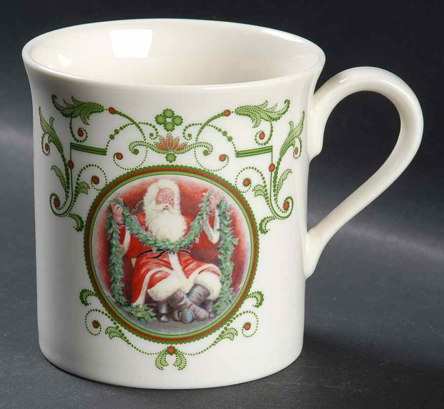 Santa's Portrait Finishing Touch-Santa With Garland - Boxed by Lenox-1