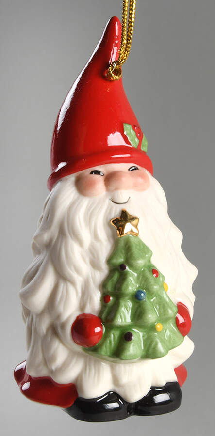 Lenox Christmas Ornament Christmas Gnome - With Box Bx336 by Lenox-1
