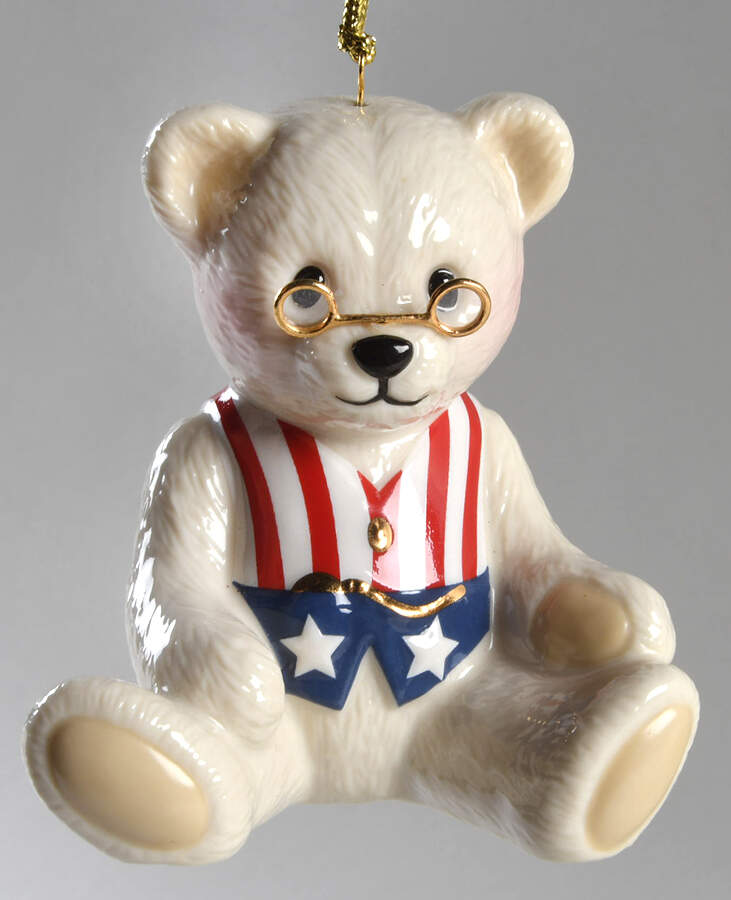 Lenox Christmas Ornament Teddy's 100th Anniversary Ornament - No Box by Lenox-1