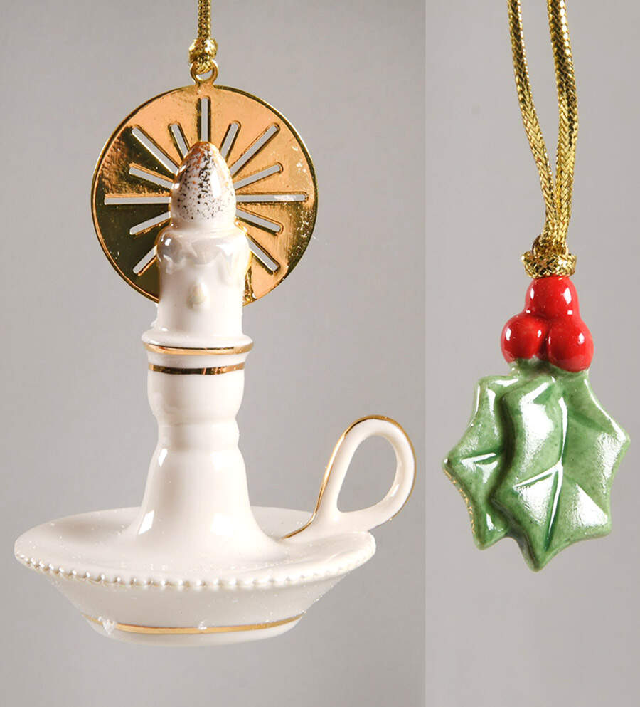 Lenox Christmas Ornament Aglow At The Holidays - Boxed by Lenox-1