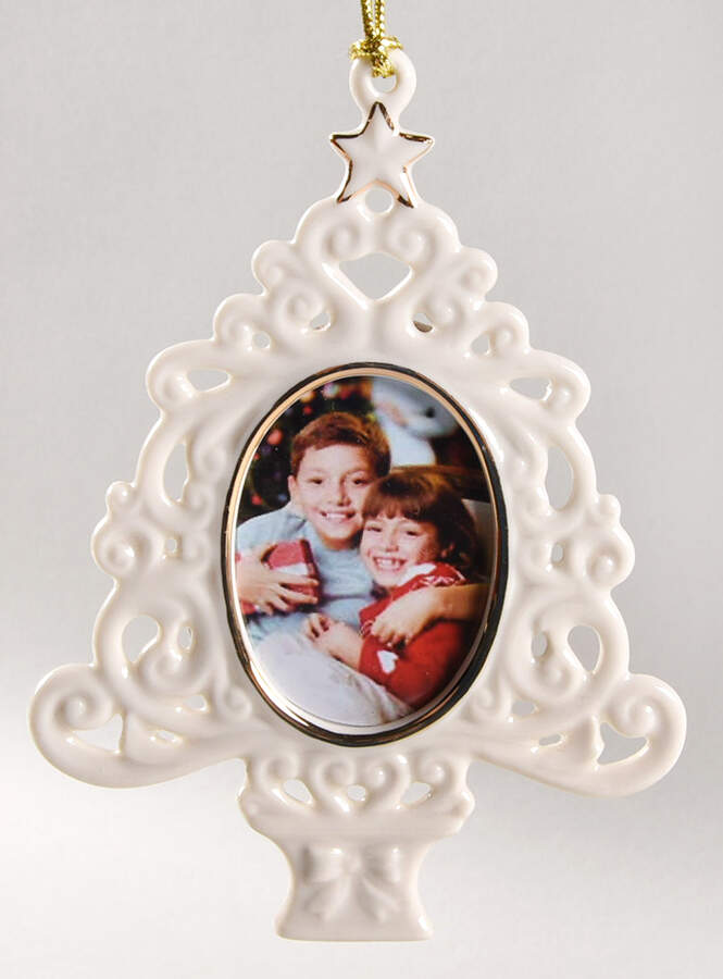 Lenox Christmas Ornament Christmas Tree Frame Ornament - Boxed by Lenox-1