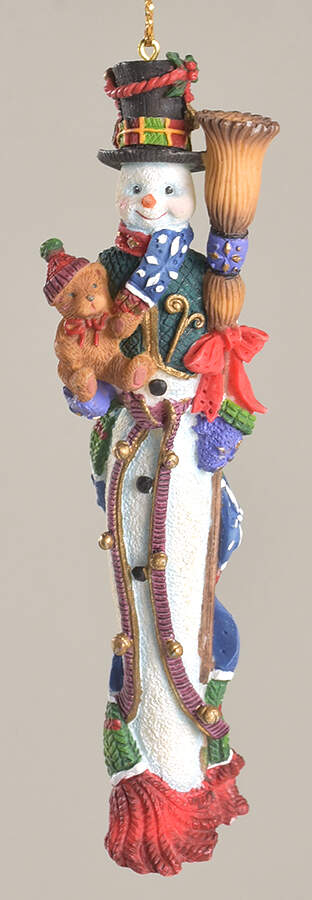Lenox Christmas Ornament A Snowy Friend-Pencil Snowman - No Box by Lenox-1