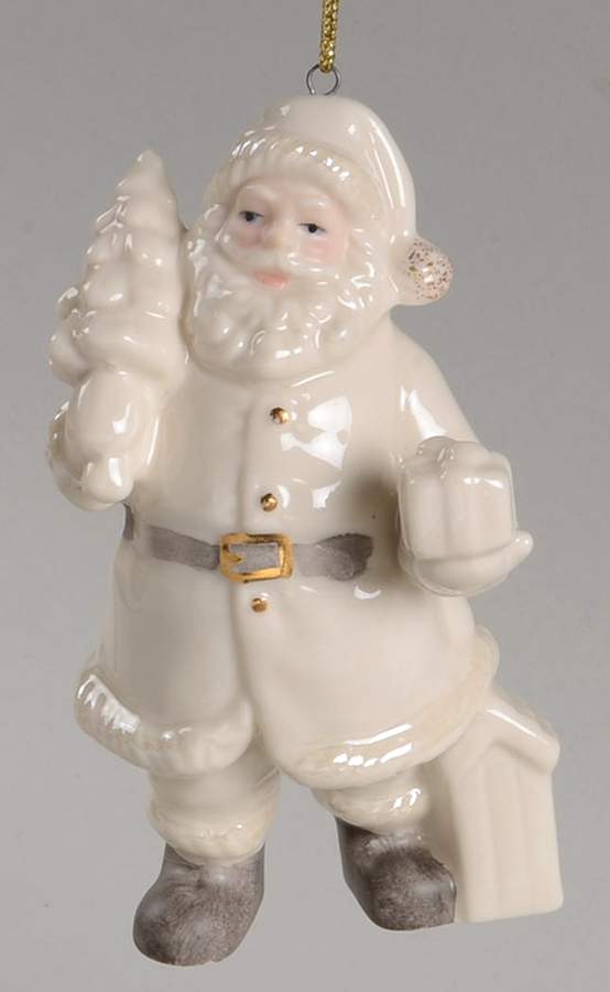 Lenox Christmas Ornament Santa W/ Tree Ornament - Boxed by Lenox-1