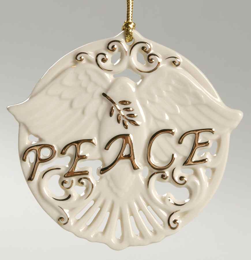 Lenox Christmas Ornament Peace - Boxed by Lenox-1