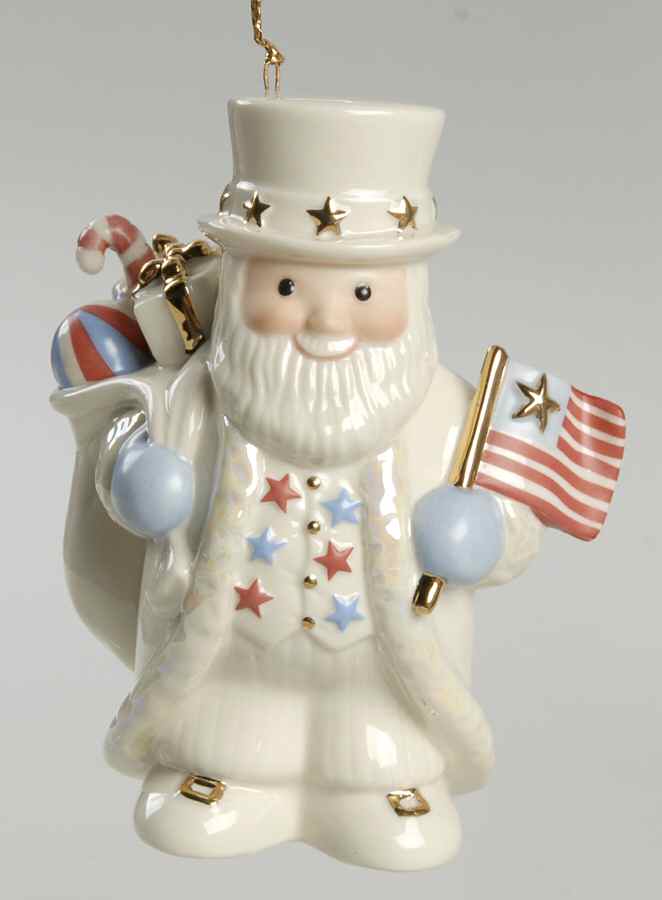Lenox Christmas Ornament All American Santa - With Box by Lenox-1