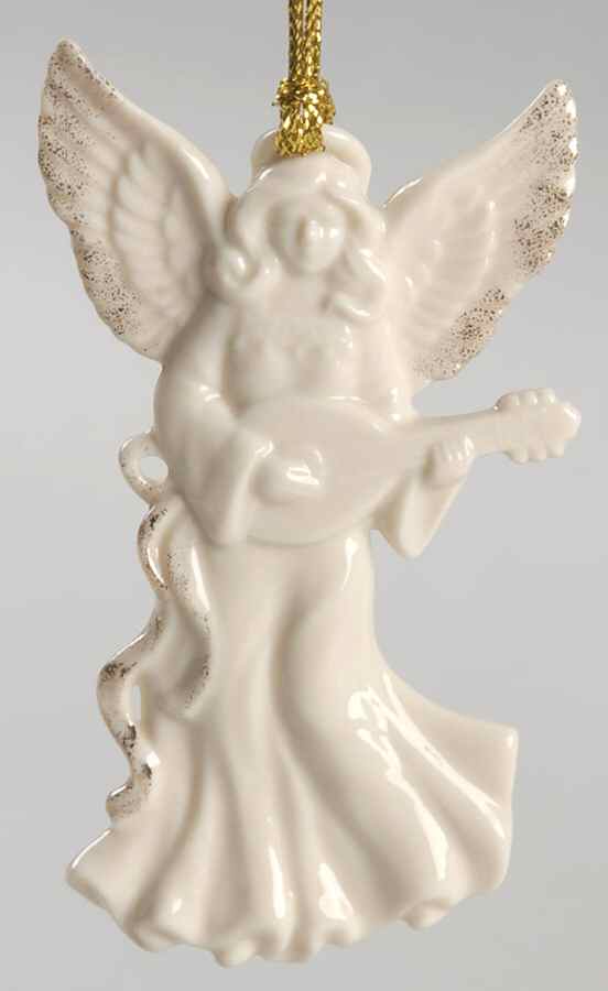 Lenox Christmas Ornament Angel With Mandolin - Boxed by Lenox-1
