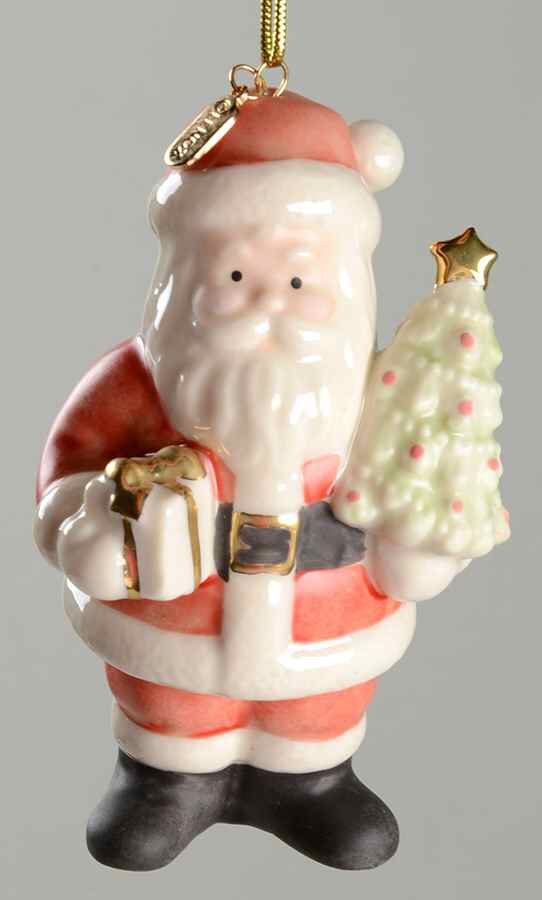 Annual Santa Ornament 2 Santa's Visit - No Box by Lenox-1