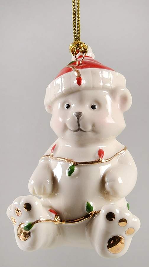 Very Merry Ornaments Very Merry Bear - Boxed by Lenox-1