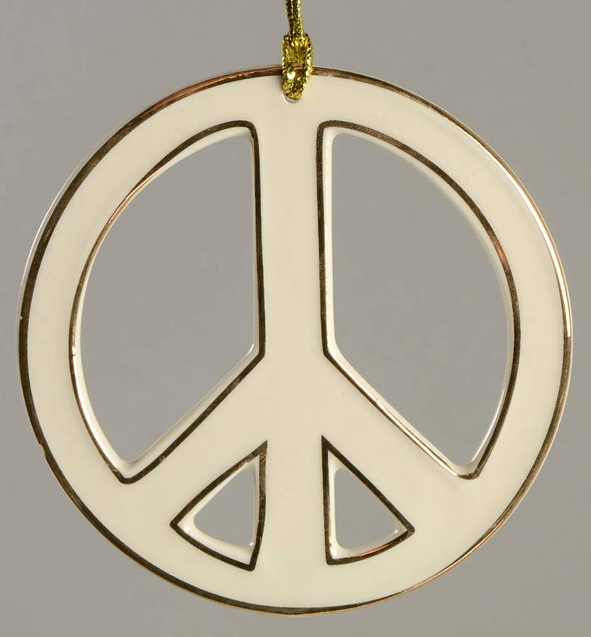 Lenox Christmas Ornament 2011 Peace Ornament - Boxed by Lenox-1