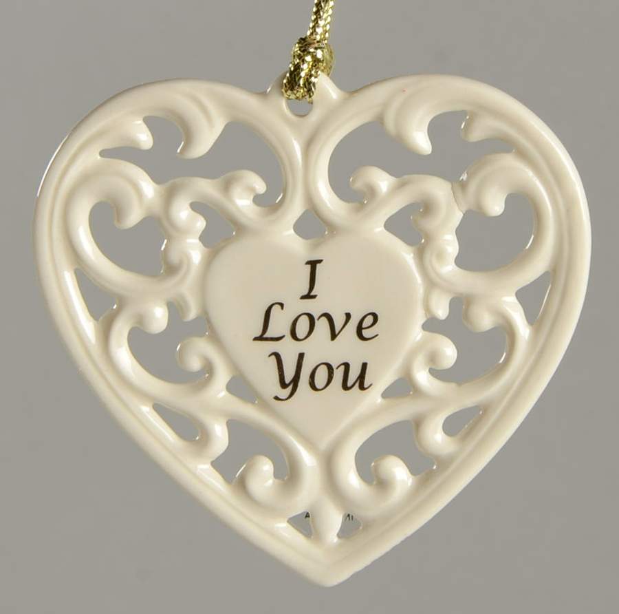 Lenox Christmas Ornament I Love You - Boxed by Lenox-1