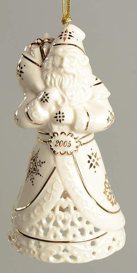 Annual Christmas Ornament 2005-Santa - No Box by Lenox-1
