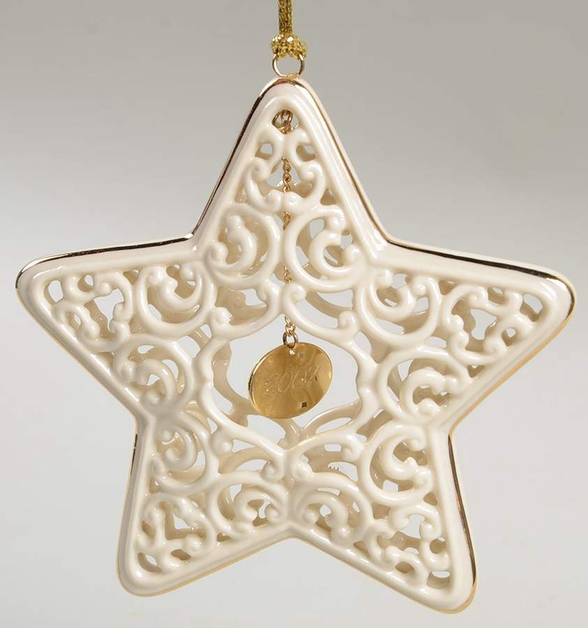 Annual Christmas Ornament 2007 Star Of Lace - Boxed by Lenox-1