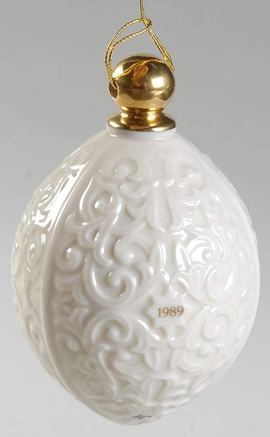 Annual Christmas Ornament 1989-Filigree - Boxed by Lenox-1