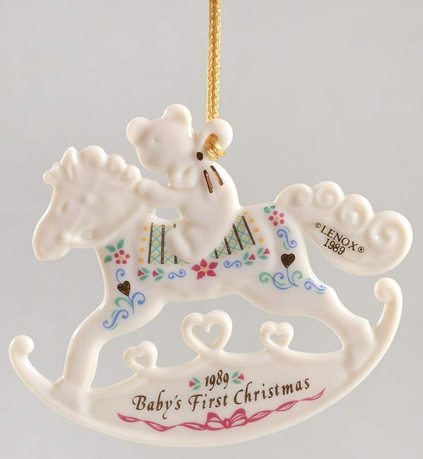Baby's First Christmas-Rocking Horse Rocking Horse - Boxed by Lenox-1