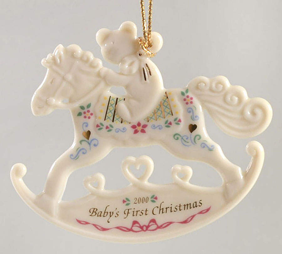 Baby's First Christmas-Rocking Horse Rocking Horse - No Box by Lenox-1