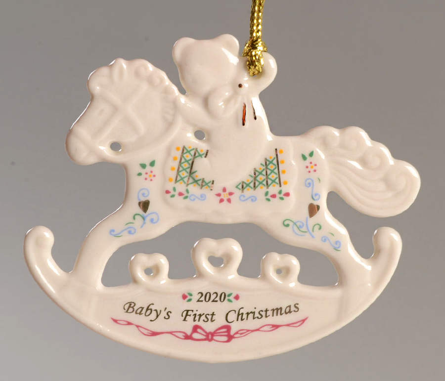 Baby's First Christmas-Rocking Horse Rocking Horse - Boxed by Lenox-1