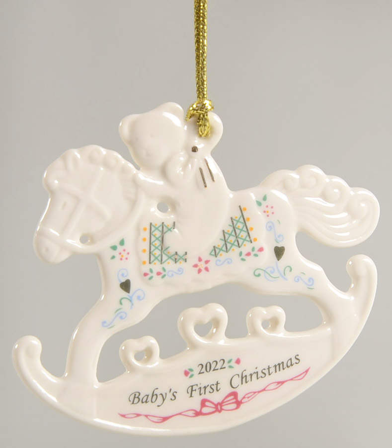 Baby's First Christmas-Rocking Horse Rocking Horse - No Box by Lenox-1