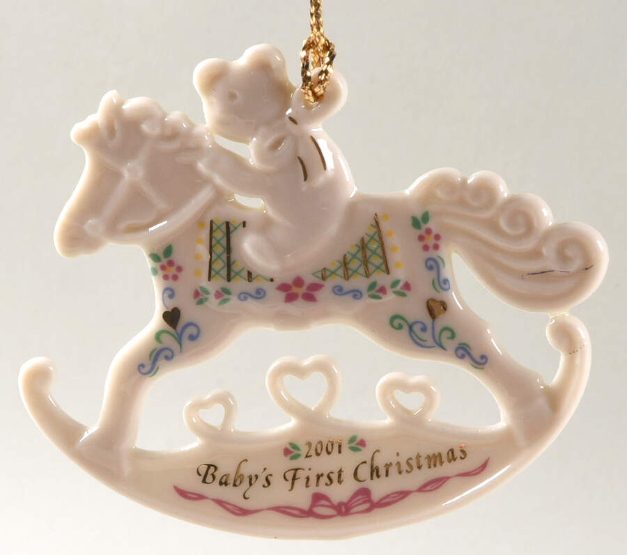 Baby's First Christmas-Rocking Horse Rocking Horse - Boxed by Lenox-1