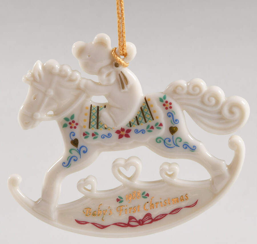 Baby's First Christmas-Rocking Horse Rocking Horse - No Box by Lenox-1