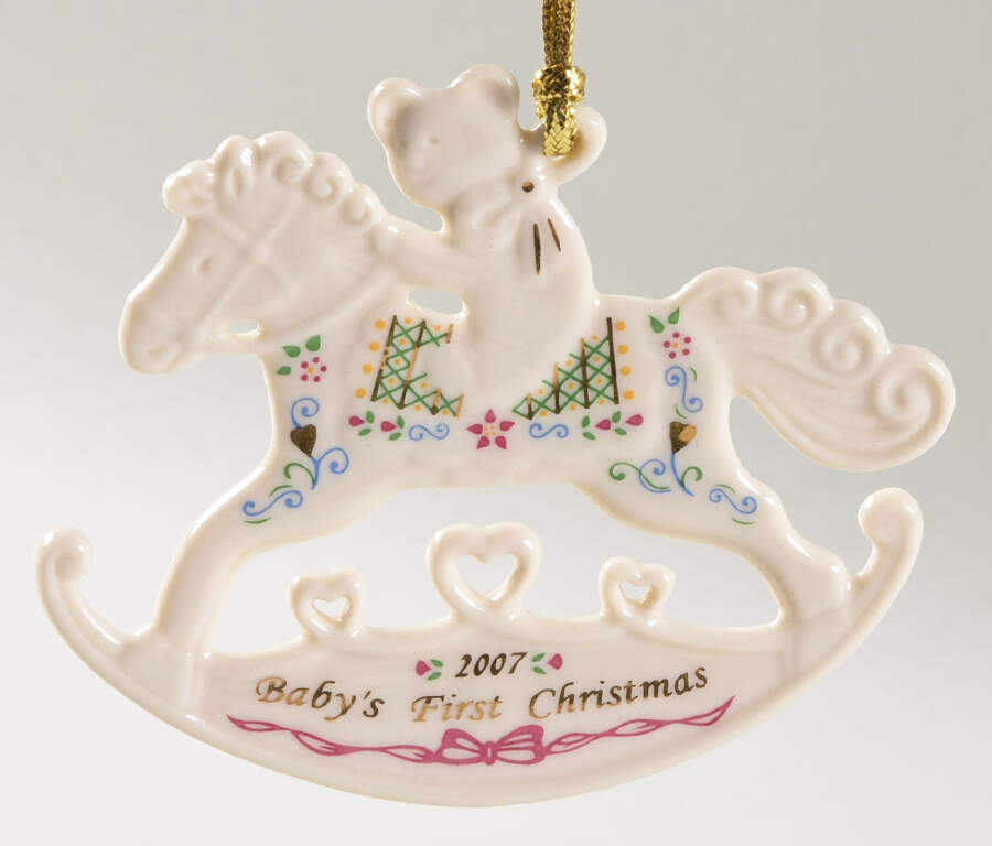 Baby's First Christmas-Rocking Horse Rocking Horse - No Box by Lenox-1