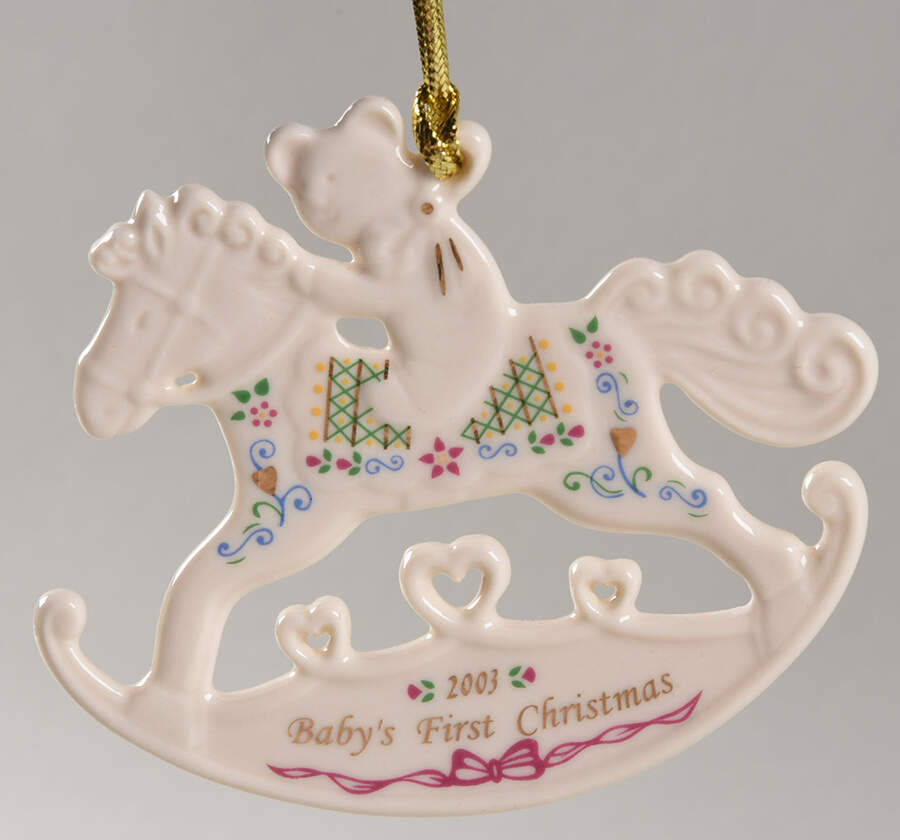Baby's First Christmas-Rocking Horse Rocking Horse - No Box by Lenox-1