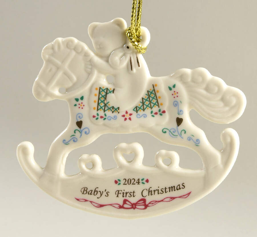 Baby's First Christmas-Rocking Horse Rocking Horse - No Box by Lenox-1