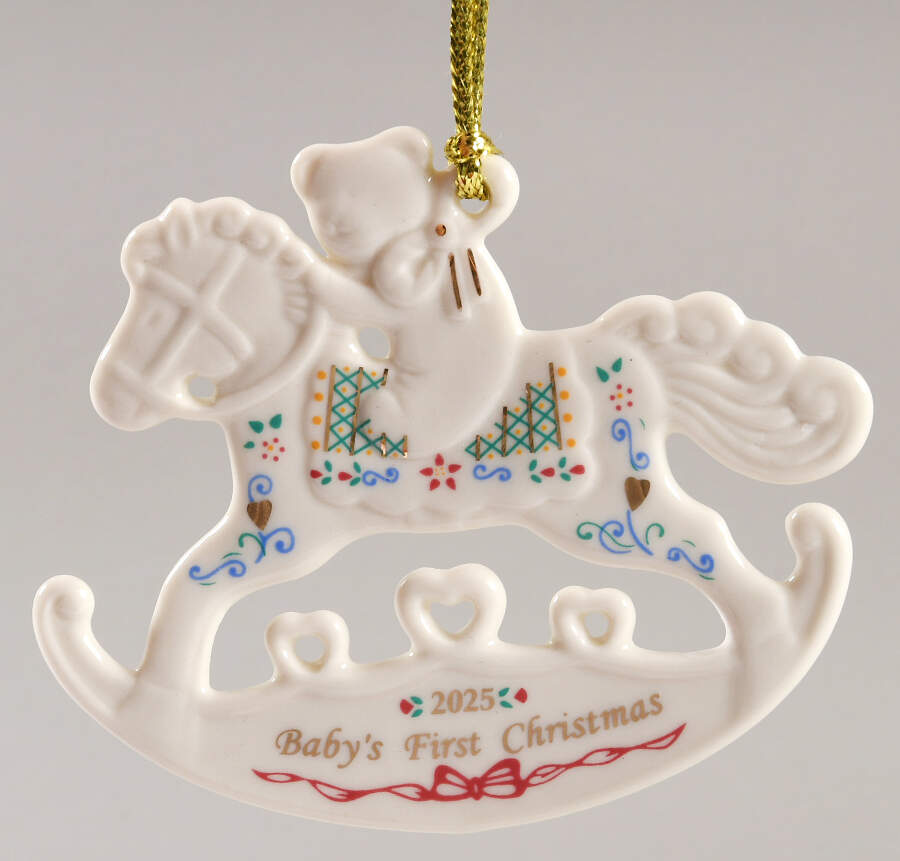 Baby's First Christmas-Rocking Horse Rocking Horse - No Box by Lenox-1