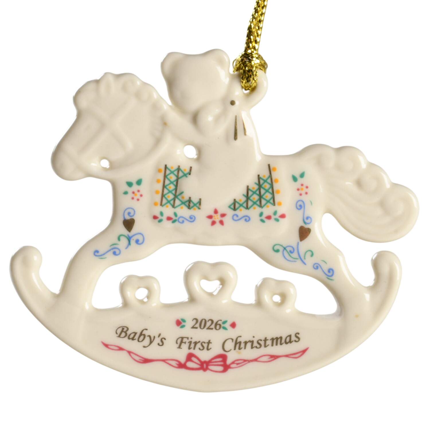 Baby's First Christmas-Rocking Horse Rocking Horse - Boxed by Lenox-1