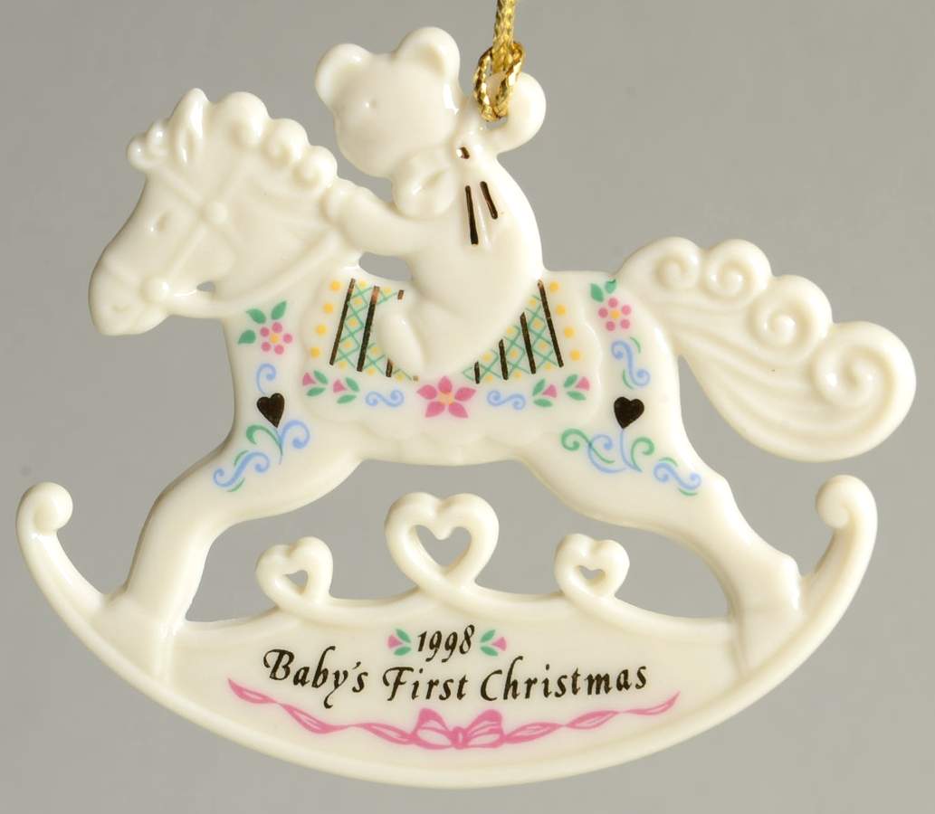 Baby's First Christmas-Rocking Horse Rocking Horse - No Box by Lenox-1