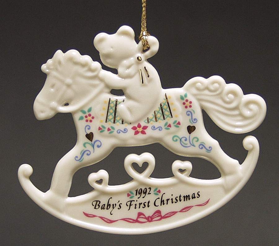 Baby's First Christmas-Rocking Horse Rocking Horse - No Box by Lenox-1